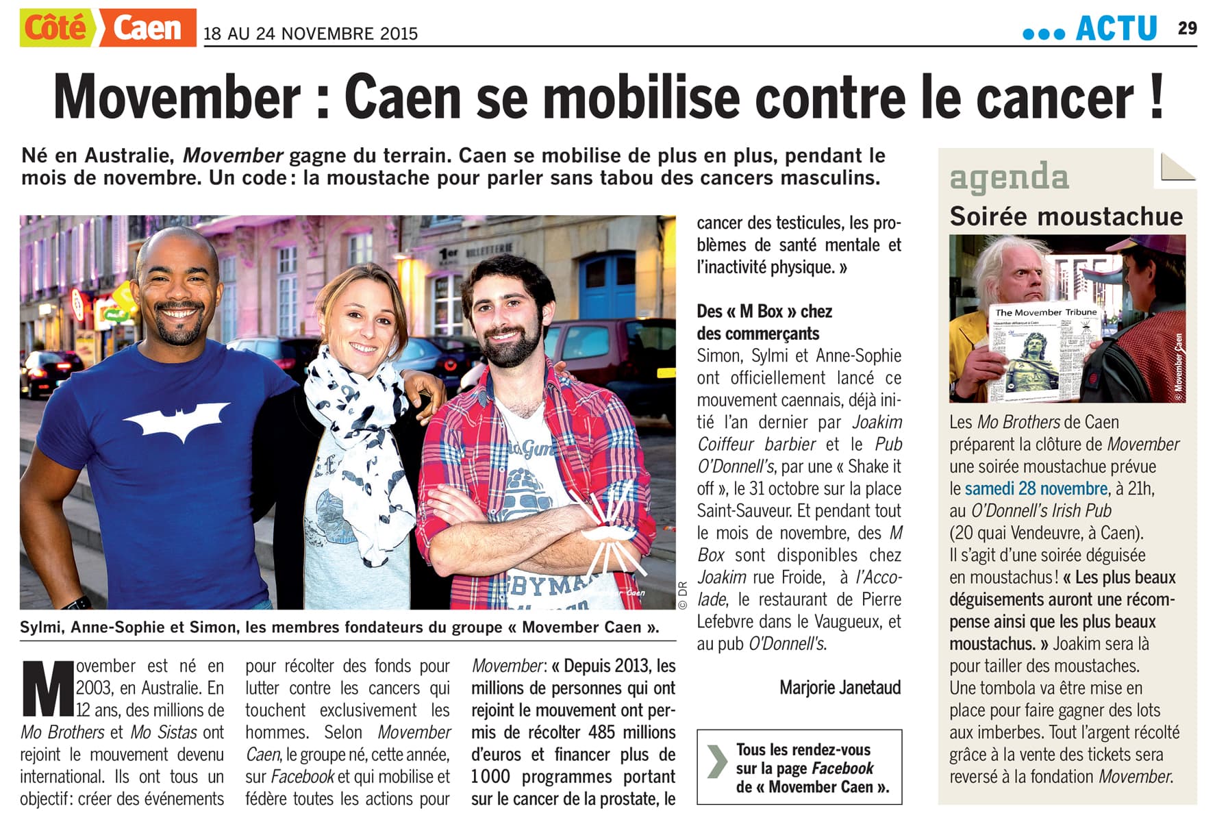 Côté Caen — Événement Movember