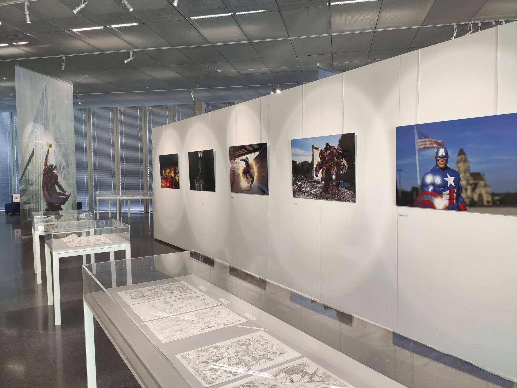 Photos de l'exposition — Les Super-Héros débarquent à Caen