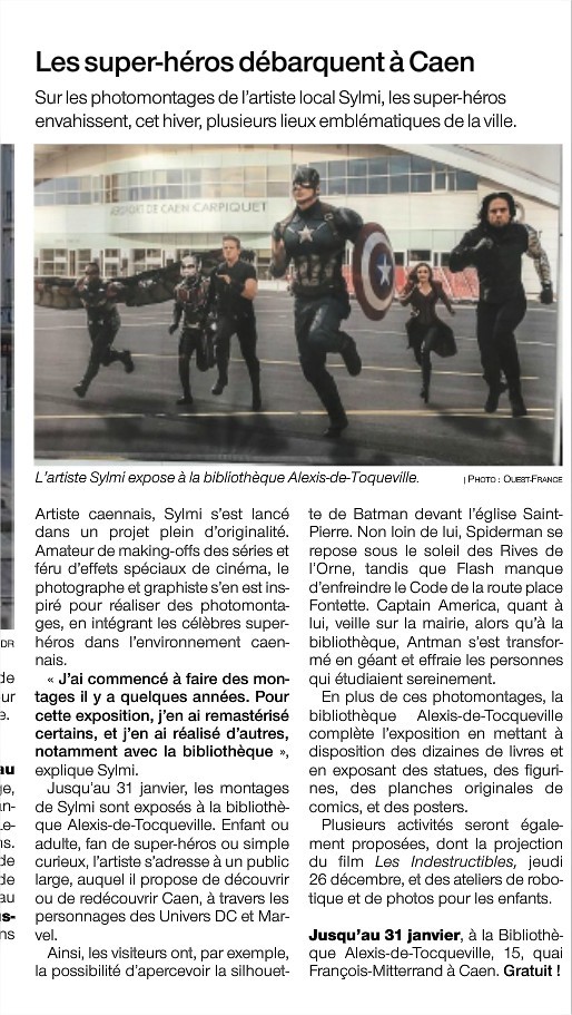 Presse régionale — Les Super-Héros débarquent à Caen — 2ème édition