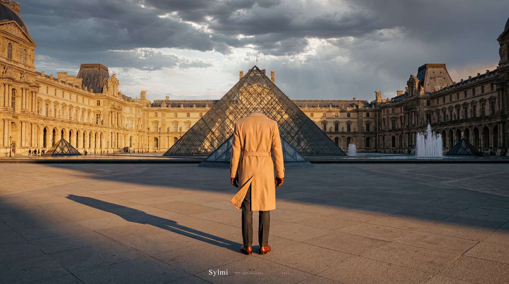 L'Homme Invisible — invisible-man-louvre-paris par Sylmi